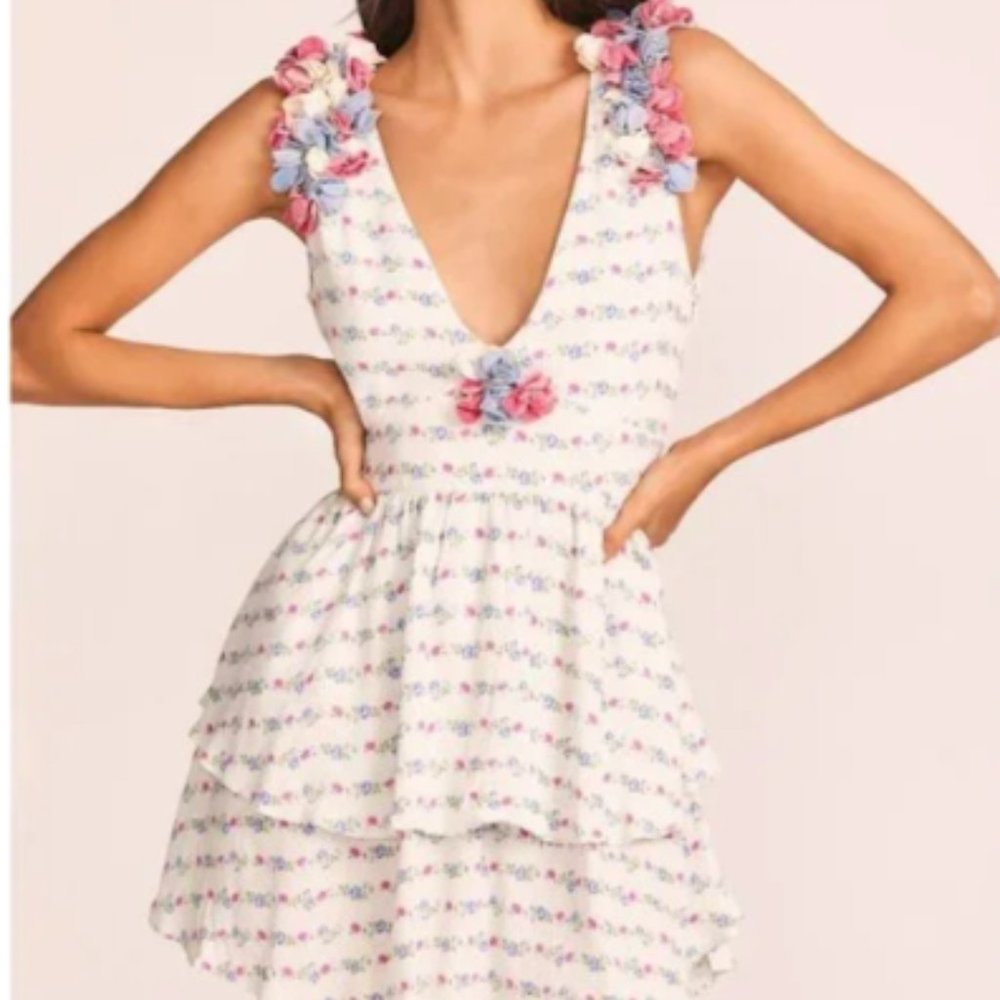 LoveShackFancy Shayna Mini Dress